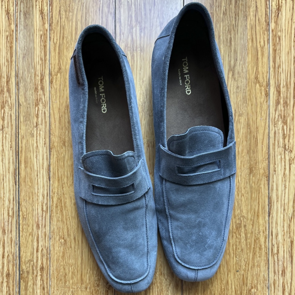 Tom Ford Suede Berwick Loafer Size 13.5